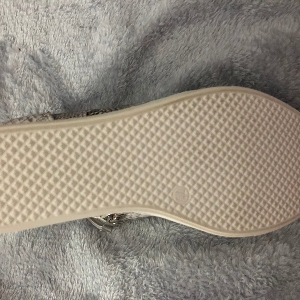 Ccocci Snakeskin Wedge Sneakers 7.5 Gray/White - Picture 5 of 10